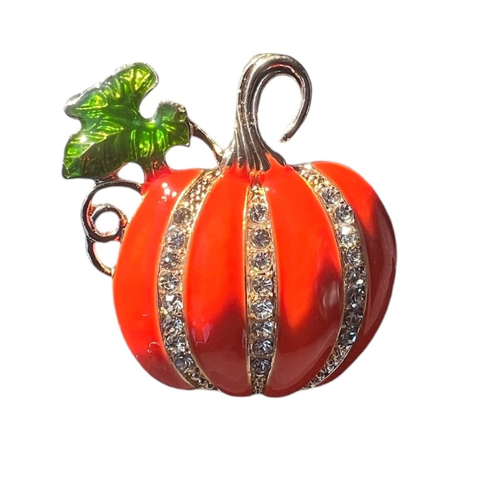 Brand New Vintage Pumpkin Brooch